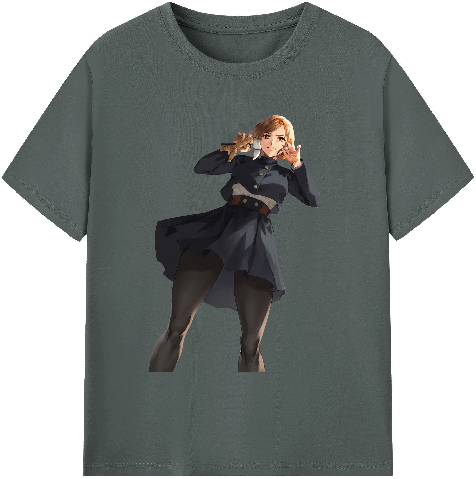 （画像用） 呪術廻戦 Jujutsu Kaisen 綿100％ メンズ半袖Tシャツ｜肌触りやわらか＆通気性